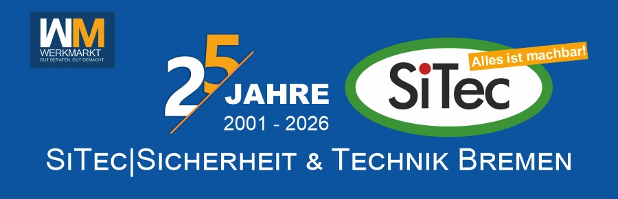 Feiern Sie mit uns - 25 Jahre SiTec | Sicherheit & Technik Bremen